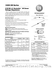 1N5952BRL datasheet pdf ON Semiconductor