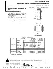 SN74AHCT157NSR datasheet pdf Texas Instruments