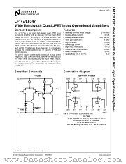 LF347N datasheet pdf National Semiconductor