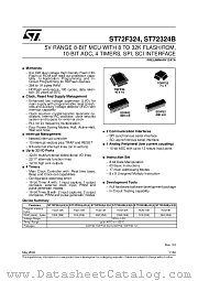 ST72F324K2B5 datasheet pdf ST Microelectronics