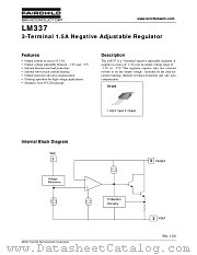 LM337T datasheet pdf Fairchild Semiconductor