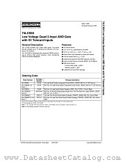 74LCX08M datasheet pdf Fairchild Semiconductor