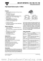 SFH6751-X007 datasheet pdf Vishay
