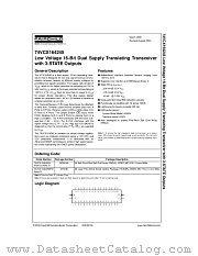 74VCX164245MTDX datasheet pdf Fairchild Semiconductor