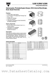 ILQ66-4X007 datasheet pdf Vishay