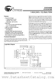 CY7C1021B-12VC datasheet pdf Cypress