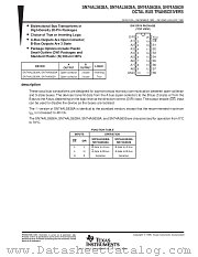 SN74ALS638A-1NSR datasheet pdf Texas Instruments
