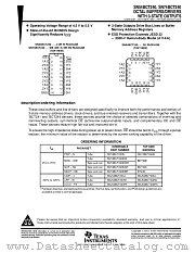 SN74BCT240DWR datasheet pdf Texas Instruments