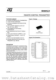 M3004LDT datasheet pdf ST Microelectronics