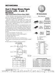 MC74HC390A datasheet pdf ON Semiconductor