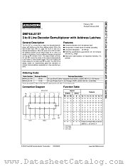 DM74ALS137N datasheet pdf Fairchild Semiconductor