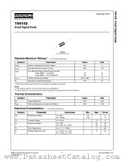 1N4149TR datasheet pdf Fairchild Semiconductor