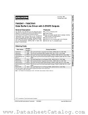 74AC541SJ datasheet pdf Fairchild Semiconductor