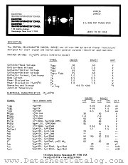 2N4036 datasheet pdf Central Semiconductor