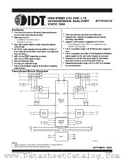 IDT70V631S12BF8 datasheet pdf IDT