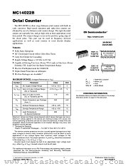 MC14022BDR2 datasheet pdf ON Semiconductor