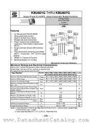 KBU807G datasheet pdf Taiwan Semiconductor