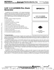 MPC9774 datasheet pdf Freescale (Motorola)