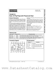 74VHC112MX datasheet pdf Fairchild Semiconductor