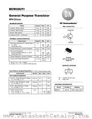 BCW33L datasheet pdf ON Semiconductor