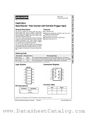 74ACTQ14PC datasheet pdf Fairchild Semiconductor