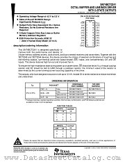 SN74BCT2241NSR datasheet pdf Texas Instruments
