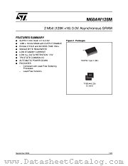 M68AW128ML70ZB6 datasheet pdf ST Microelectronics