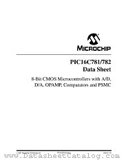 PIC16LC782T-I/SO datasheet pdf Microchip