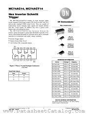 MC74AC14D datasheet pdf ON Semiconductor