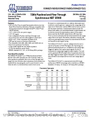 GS8642ZV36 datasheet pdf GSI Technology