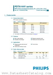 PDTA144VT datasheet pdf Philips