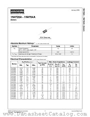 1N4747A_T50A datasheet pdf Fairchild Semiconductor