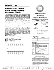 MC10SX1189 datasheet pdf ON Semiconductor