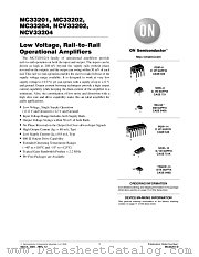 MC33204D datasheet pdf ON Semiconductor
