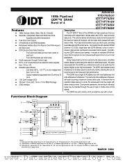 IDT71P74604 datasheet pdf IDT