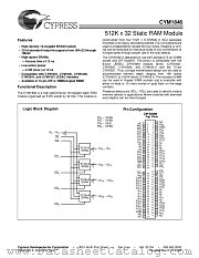 CYM1846PZ-20C datasheet pdf Cypress