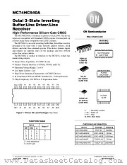 MC74HC540ADW datasheet pdf ON Semiconductor