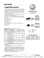 MC14553BCP datasheet pdf ON Semiconductor