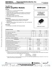 MHW1244 datasheet pdf Freescale (Motorola)