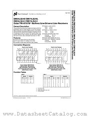 DM54LS240W/883 datasheet pdf National Semiconductor