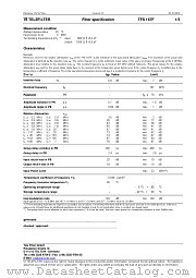TFS167F datasheet pdf Vectron