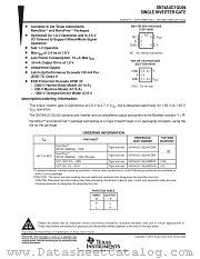 SN74AUC1GU04YEPR datasheet pdf Texas Instruments
