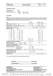 TFS111 datasheet pdf Vectron