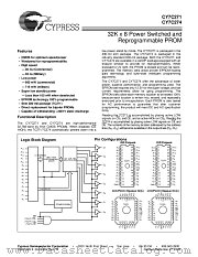 CY7C271-65DM datasheet pdf Cypress