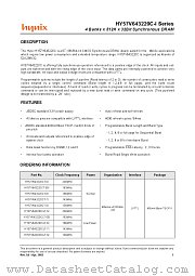 HY57V643220C(L)T(P)-55(I) datasheet pdf Hynix Semiconductor