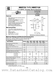 MBR7100 datasheet pdf Taiwan Semiconductor