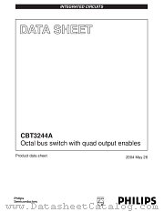 CBT3244A datasheet pdf Philips