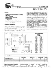 CY7C1020CV33-10ZC datasheet pdf Cypress