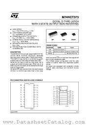 M74HCT373 datasheet pdf ST Microelectronics