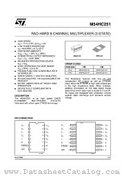 M54HC251D datasheet pdf ST Microelectronics